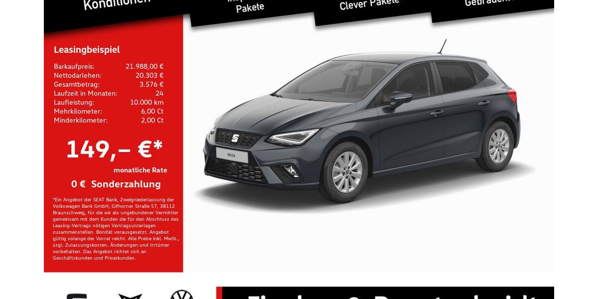 Seat Ibiza 23.318 km 21.988 &euro; Lohmar 53797