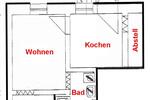 kleine Untergeschosswohnung mit offener Küche und Fußbodenheizung nördlich Damenviertel - Etagenwohnung Jena | Angebot:27280638