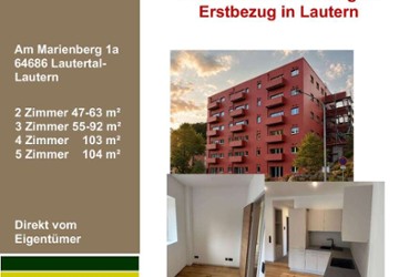 Wohnung Lautertal Lautern - 5 Zimmer, 105 m&sup2;, 1.450&euro; | Angebot:25049219