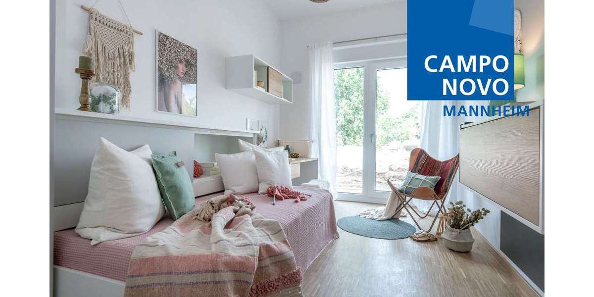 Etagenwohnung Mannheim Käfertal - 1 Zimmer, 25 m&sup2;, 565&euro; | Angebot:27298673