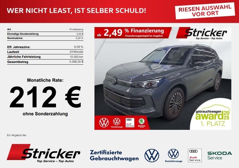 VW Tiguan 12.173 km 31.449 &euro; Horn-Bad Meinberg 32805