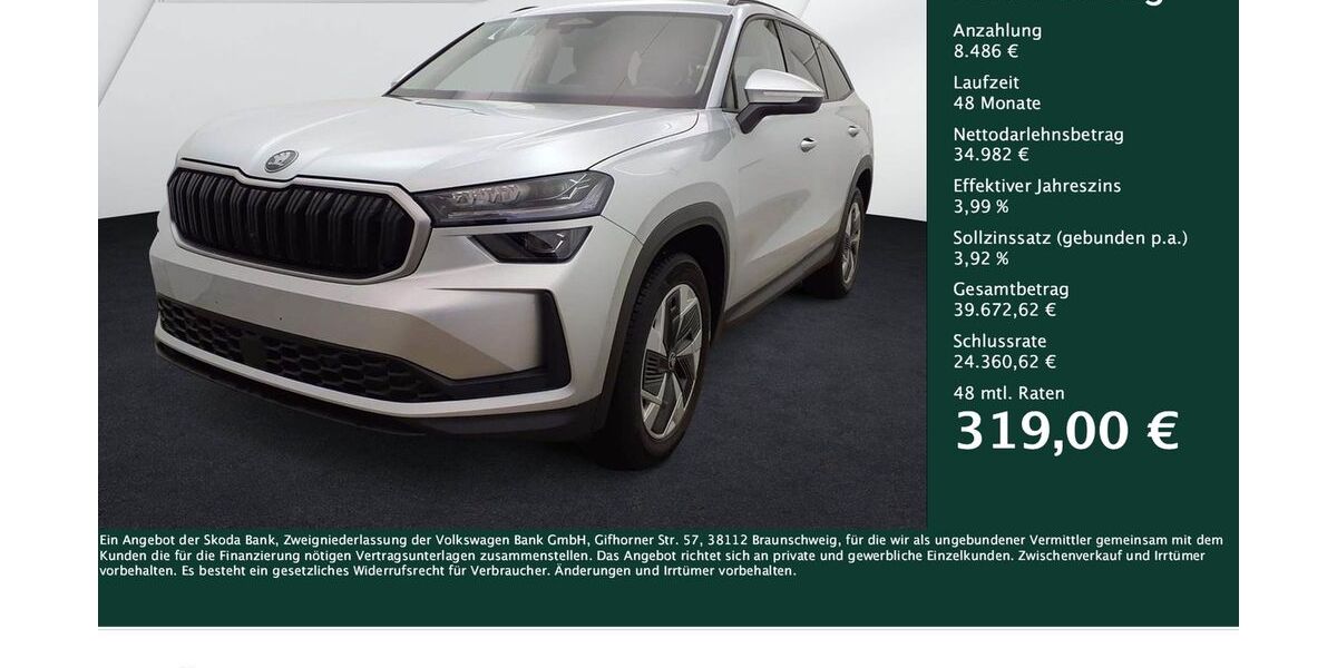 Skoda Kodiaq 16.692 km 43.269 &euro; Dortmund 44269